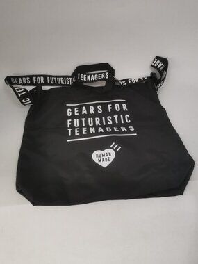 HUMAN MADE Shoulder Bag Crossbody Tote Bag Travel Bag Gym Bag Black